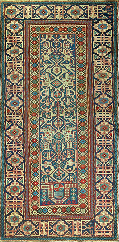 Antique Kuba–Konagkend Prayer Rug