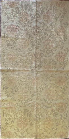 Antique Turkish Oushak Rug