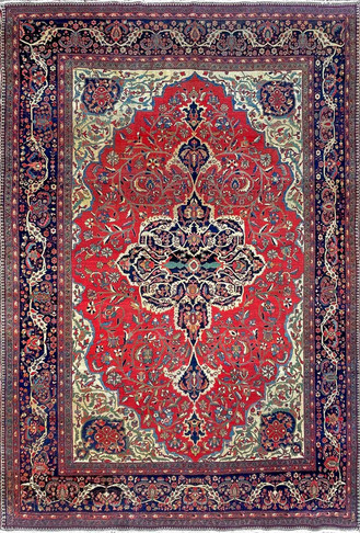 Antique Persian Feraghan Sarouk Carpet, Most Beautiful