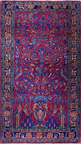 Antique Persian Manchester Kashan Rug, Tree Of Life