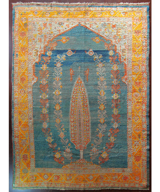 An Angora Ushak Carpet