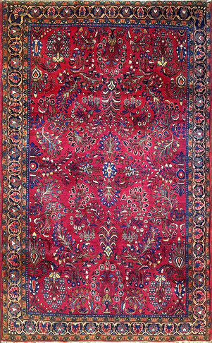 Antique Persian Sarouk Rug