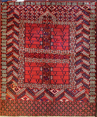 A Turkuman Engsi Prayer Rug