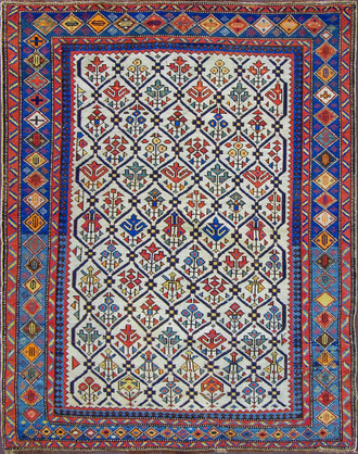 Antique Caucasian Kuba (Quba) Rug