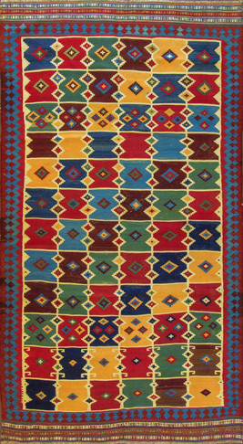 A Qashqa'i Kilim Carpet