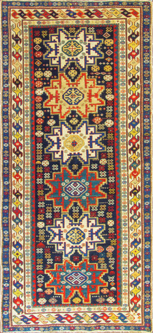 Antique Caucasian Shirvan Runner