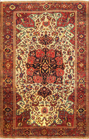 Antique Persian Sarouk Feraghan Rug