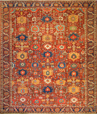 Unusual Serapi Carpet