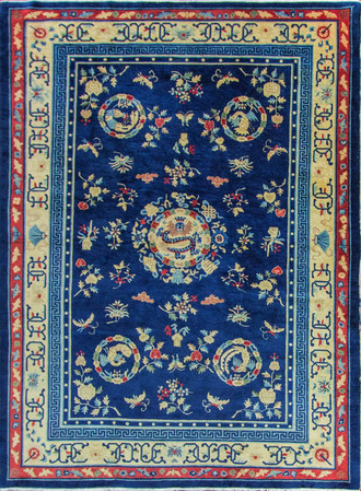 Art Deco Dragon Chinese Carpet