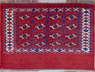 Antique Tekke Torba Turkoman Rug