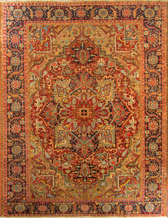 Antique Persian Heriz