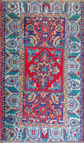 Antique Turkish Yastik Rug