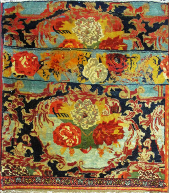 Antique Bakhtiari Sampler Rug Amazing Colors