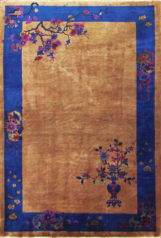 Antique Art Deco Chinese Carpet