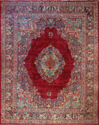 Antique Persian Sarouk Carpet