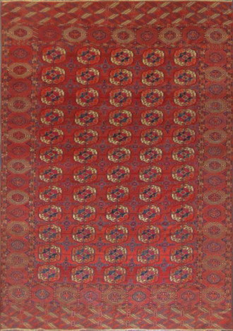 Antique Turkoman Tekke Main Carpet