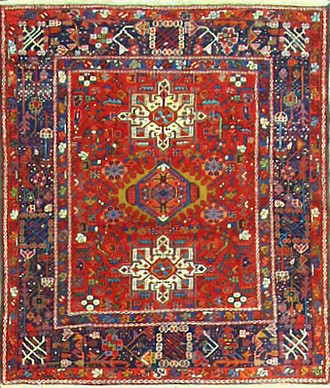 Antique Persian Karaja Rug