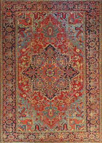  Antique Persian Heriz/Serapi Carpet