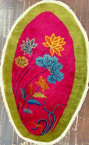 Antique Art Deco Chinese Rug