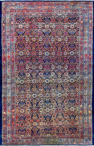 Antique Oversize Persian Malayer Carpet 