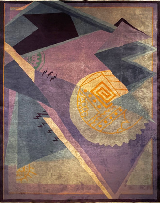 Antique Art Deco Carpet