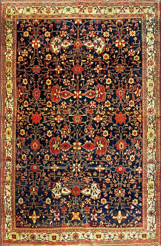 Antique Persian Feraghan Rug