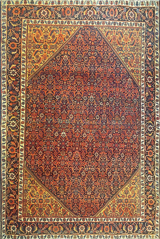 Antique Persian Feraghan Rug