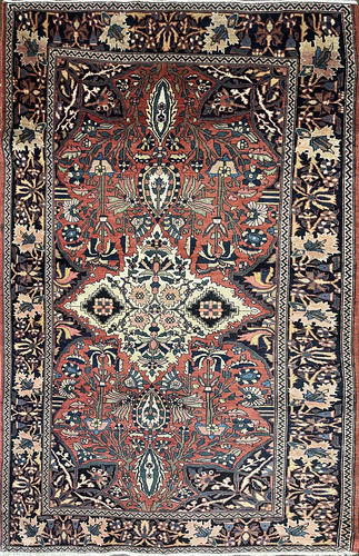 Antique Persian Feraghan Sarouk Rug image 1