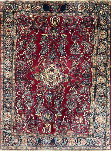 Antique Mohajeran Sarouk Rug image 1