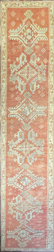 Antique Turkish Oushak Runner image 1