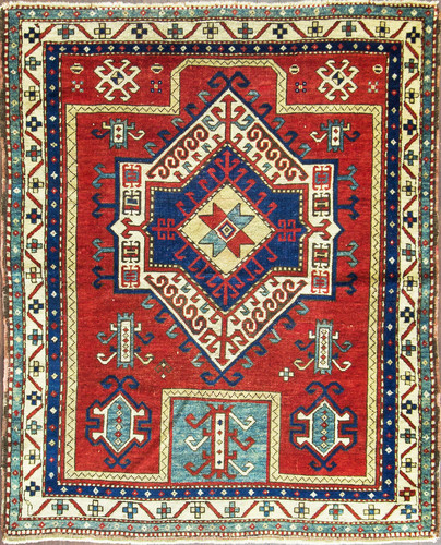 Antique Caucasian Karachof Kazak Rug image 1