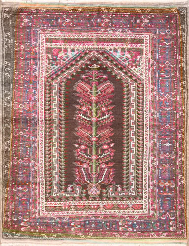 Antique Caucasian Karabagh Prayer Rug image 1