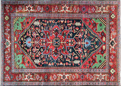 Antique Persian Serapi/Heriz Rug image 2