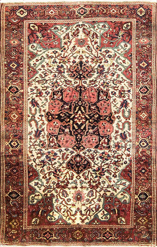 Antique Persian Sarouk Feraghan Rug image 1
