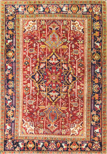 Antique Persian Heriz Rug image 1