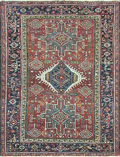 Antique Persian Karaja Rug image 1