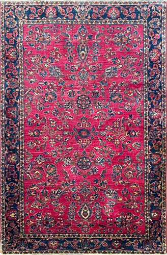Antique Persian Mohajeran Sarouk Rug image 1