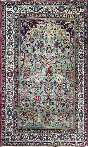 Antique Persian Isfahan Rug image 1