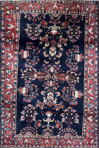 Antique Persian Mohajeran Sarouk Rug image 1