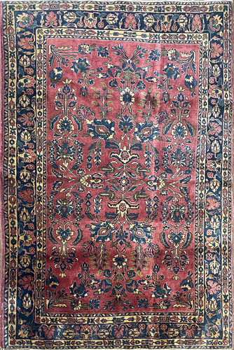 Antique Persian Mohajeran Sarouk Rug image 1