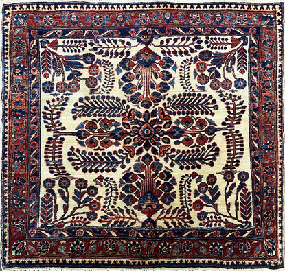 Antique Persian Sarouk Mohajeran Rug image 1