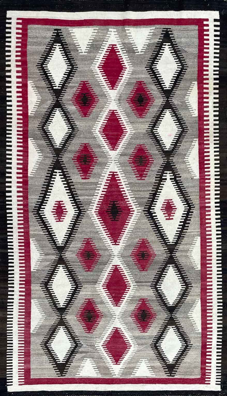 Antique Navajo Rug, Dimond Design | Eli Peer Oriental Rugs | Antique ...